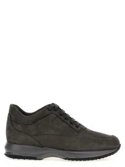 Hogan Interactive Sneakers In Braun