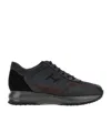 Hogan Men's Interactive H Sneakers In Black