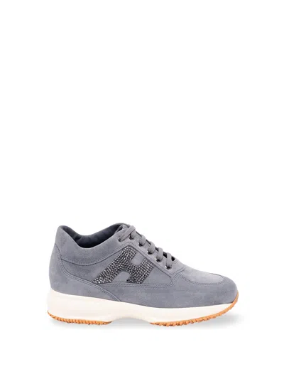 Hogan Interactive Sneakers In Gray