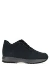 Hogan Hyperactive Low-top Sneakers Rubber Sole In Blue