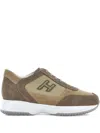 Hogan Tomaia In Suede And Technical Fabric In Multi