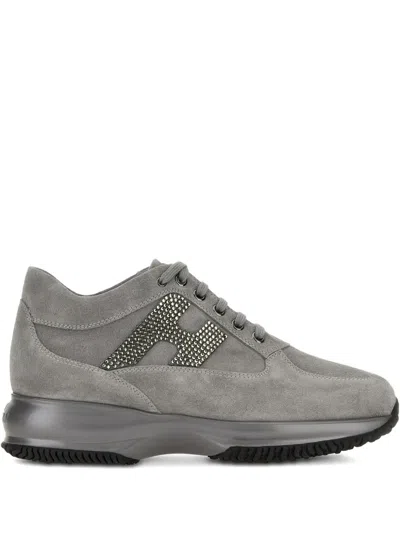 Hogan Interactive Sneakers In Gray