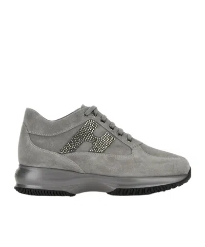Hogan Interactive Sneakers In Gray