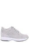 Hogan Man Sneakers Light Grey Size 11.5 Leather