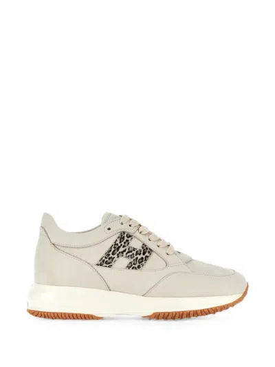 Hogan Interactive Sneakers In Neutral
