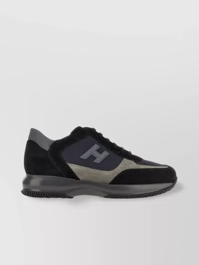 HOGAN INTERACTIVE SNEAKERS WITH SUEDE AND SMOOTH LEATHER