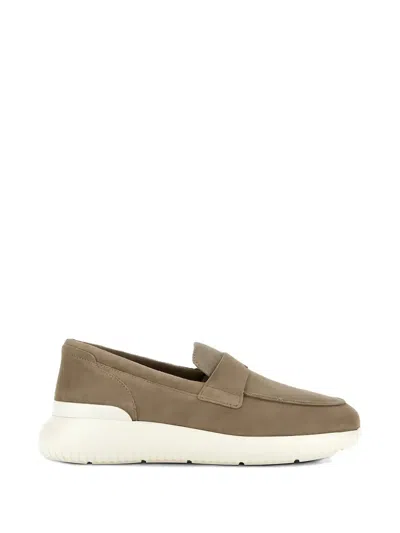Hogan Interactive³ Suede Sneakers In Brown