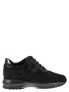 Hogan Interactive Trainers With Micropaillettes In Black
