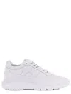 Hogan White Smooth Leather Sneakers