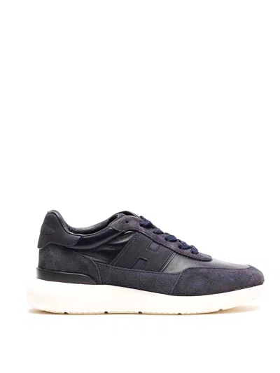Hogan Man Sporty Sneakers In Blue