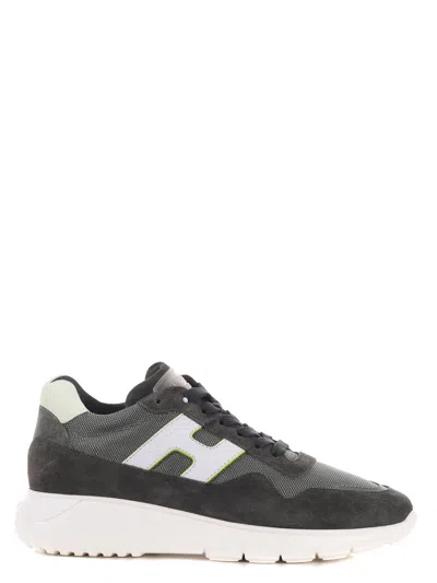 Hogan Interactive3 Sneakers In Verde Scuro