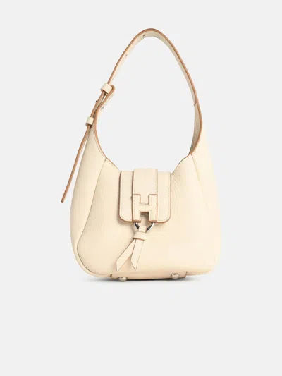 Hogan Ivory Leather 'hobo  Trend' Mini Bag