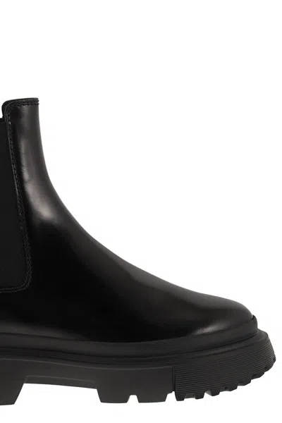 Hogan Janeiro - Chelsea Boots In Black