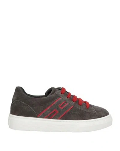 Hogan Babies'  Junior Toddler Boy Sneakers Grey Size 10c Leather In Gray