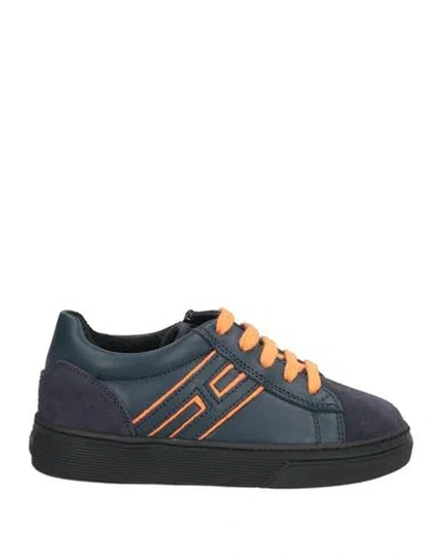 Hogan Babies'  Junior Toddler Boy Sneakers Midnight Blue Size 10c Leather