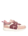 Hogan Junior Toddler Girl Sneakers Antique Rose Size 10c Leather, Textile Fibers In Multi