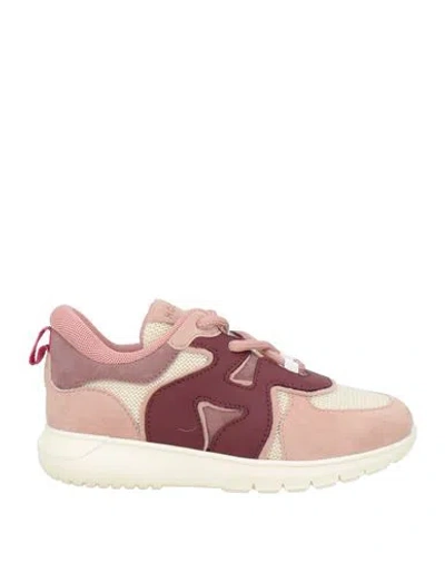 Hogan Babies'  Junior Toddler Girl Sneakers Antique Rose Size 10c Textile Fibers, Leather In Pink