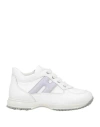 Hogan Junior Toddler Girl Sneakers White Size 10c Leather In White
