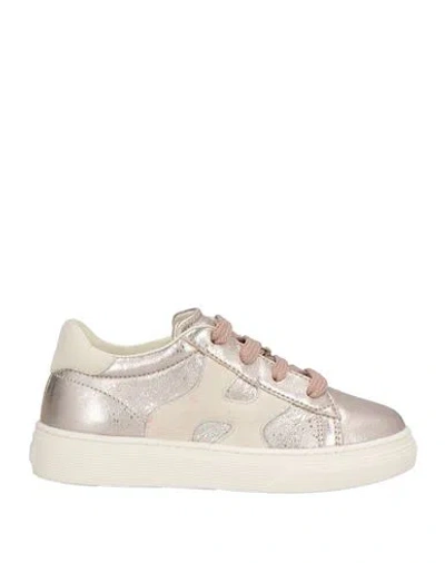 Hogan Babies'  Junior Toddler Sneakers Platinum Size 9.5c Leather In Neutral