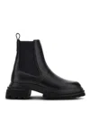 Hogan Woman Ankle Boots Black Size 7 Leather In Black