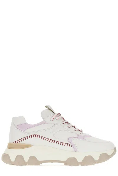 Hogan Lac-up Low-top Sneakers In Y