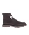 Hogan Lace-up Ankle Boots In Black