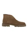 Hogan H673 - Lace-up Ankle Boot In Brown