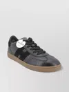 Hogan Lace-up Crocodile-print Leather Sneaker