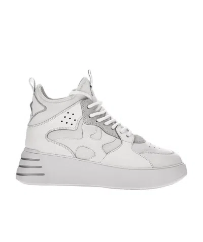 Hogan Lace-up High-top Sneakers In White