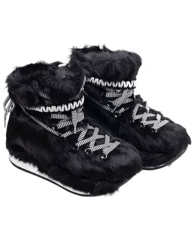Hogan Lace-up Ankle Length Boots In Black