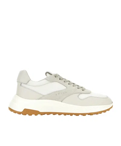 Hogan Lace-up Low-cut Casual Shoes In White