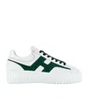 Hogan Nappa Leather Sneakers With Extralight Eva Sole In White