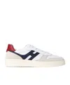 Hogan H630 Logo Patch Lace-up Sneakers Sneakers In White