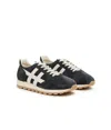 Hogan Low-top Sneakers Round Toeline In Black