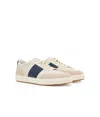 Hogan Multicolor Suede And Leather Sneakers H668 In Neutral