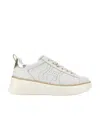 Hogan Lace-up Low-top Sneakers In White