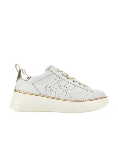Hogan Lace-up Low-top Sneakers In White