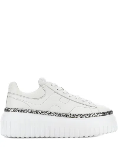 Hogan Lace-up Platform Sneakers In Multi