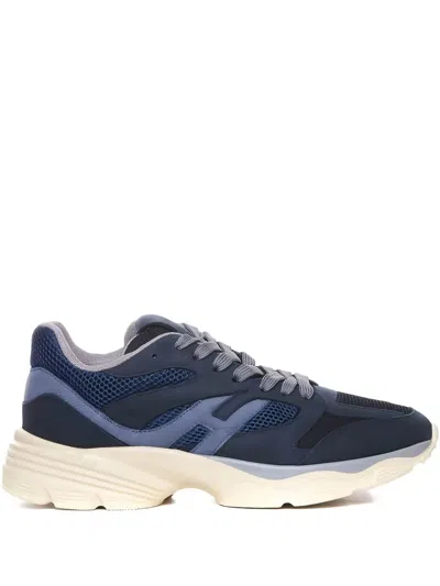 Hogan Lace-up Sneakers In Blue
