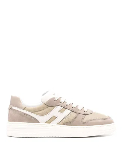 Hogan Lace-ups In Beige