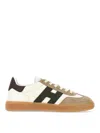Hogan Leather And Suede Sneakers With Memory Foam Insole In White