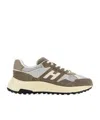 Hogan Laced Casual Skate Shoes In Nude