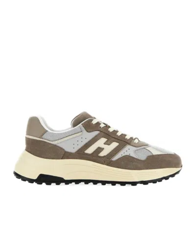 Hogan Laced Casual Skate Shoes In Nude