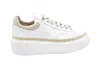 Hogan Laced Sneakers With Rope Detail In White