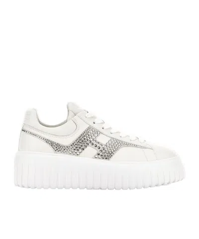 Hogan Laced Sneakers In White
