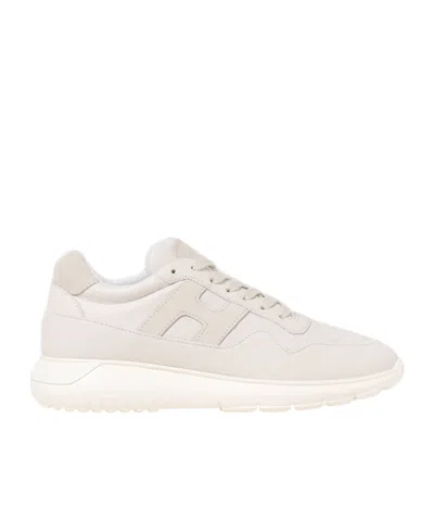 Hogan Laced Sneakers In White