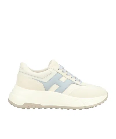 Hogan Laced Sneakers In White