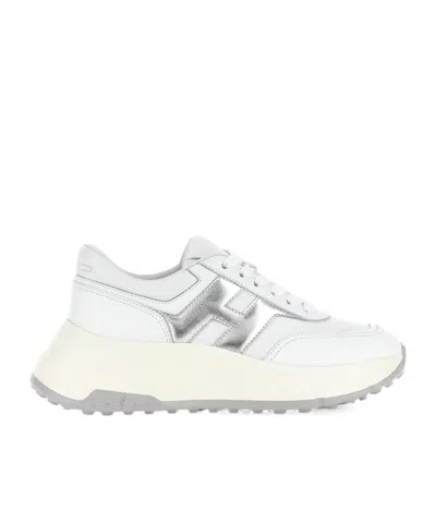 Hogan Laced Sneakers In White
