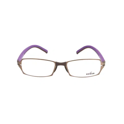 Hogan Ladies' Spectacle Frame  Ho5004-046  53 Mm Gbby2 In Purple