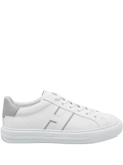 HOGAN LATERAL LOGO ROUND TOE TRAINERS